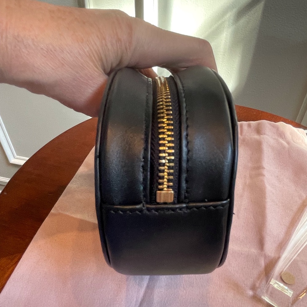 Radley London Hazel Grove Zip Around black leather belt bag - Picture 2 of 9